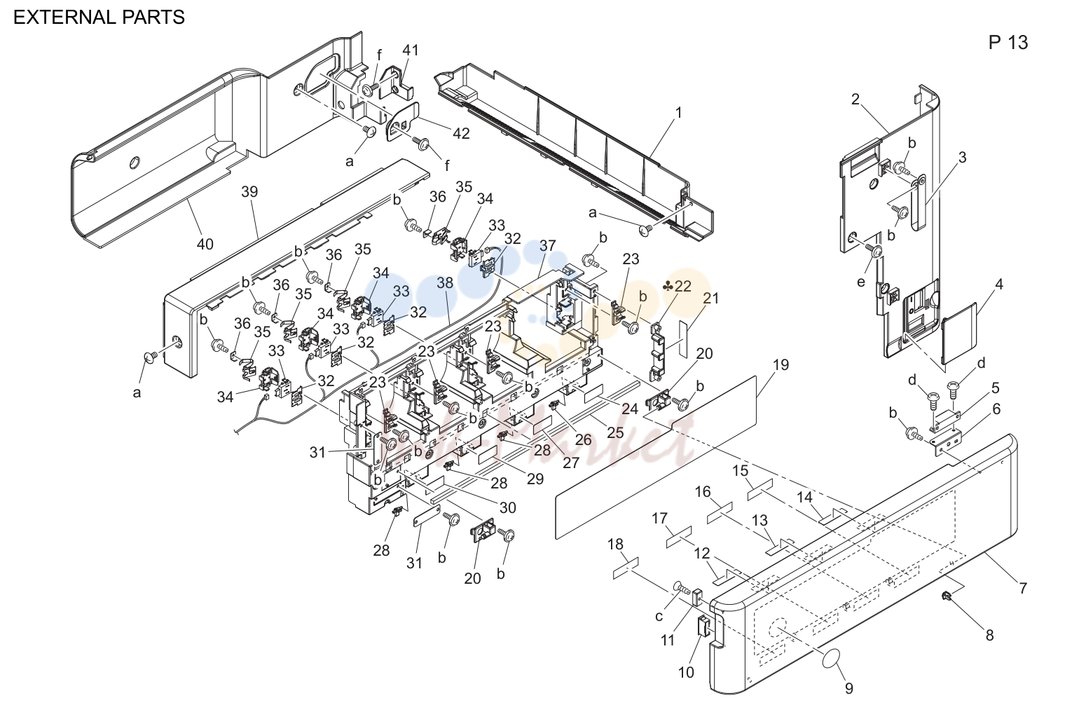 Внешние детали (P13)