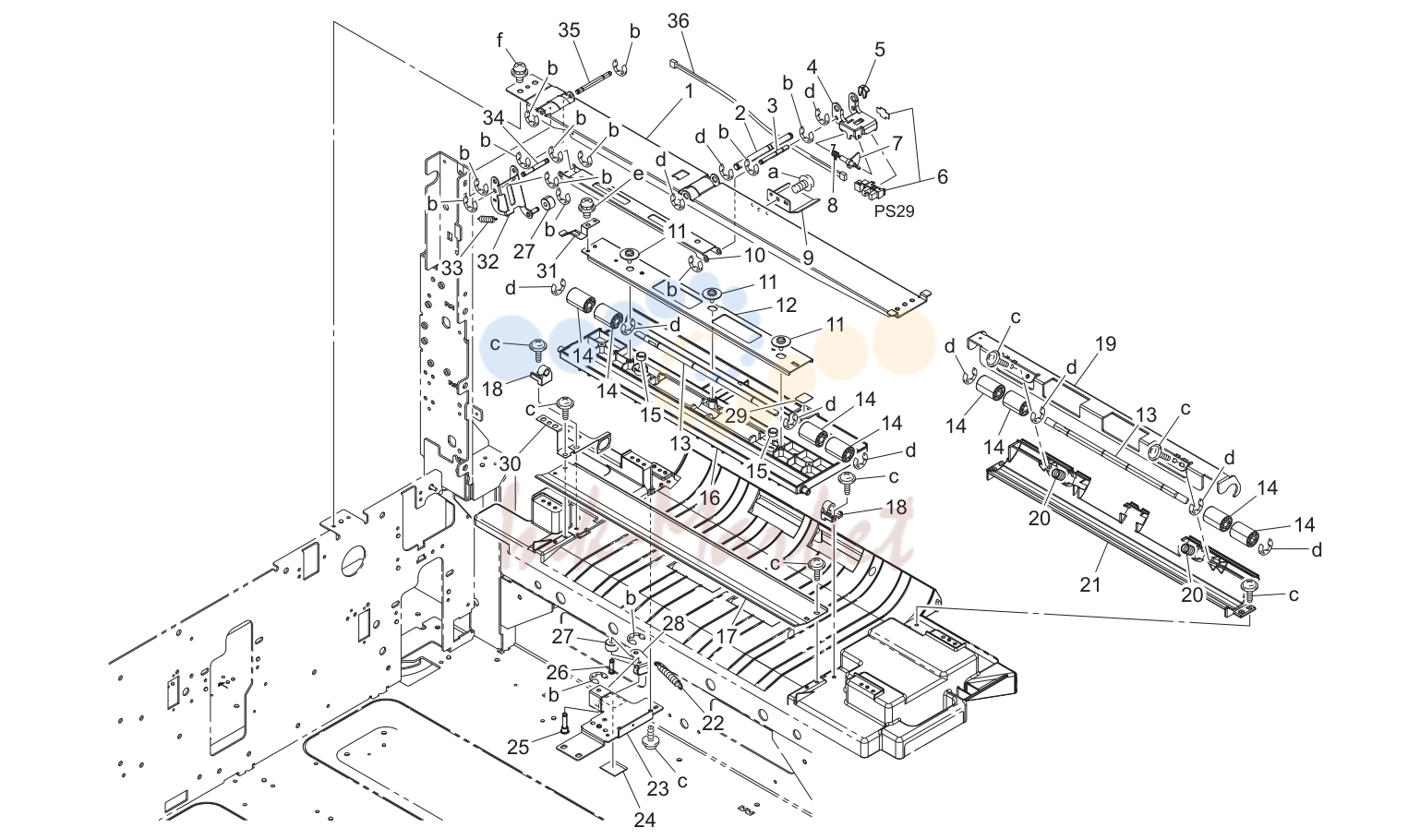 Level conveyance секция (P43)