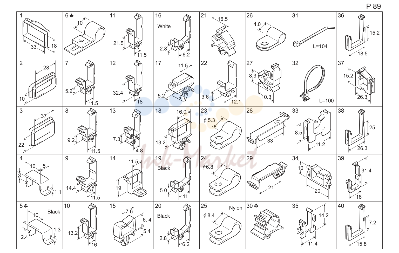 Wiring accessories and jigs (P89)