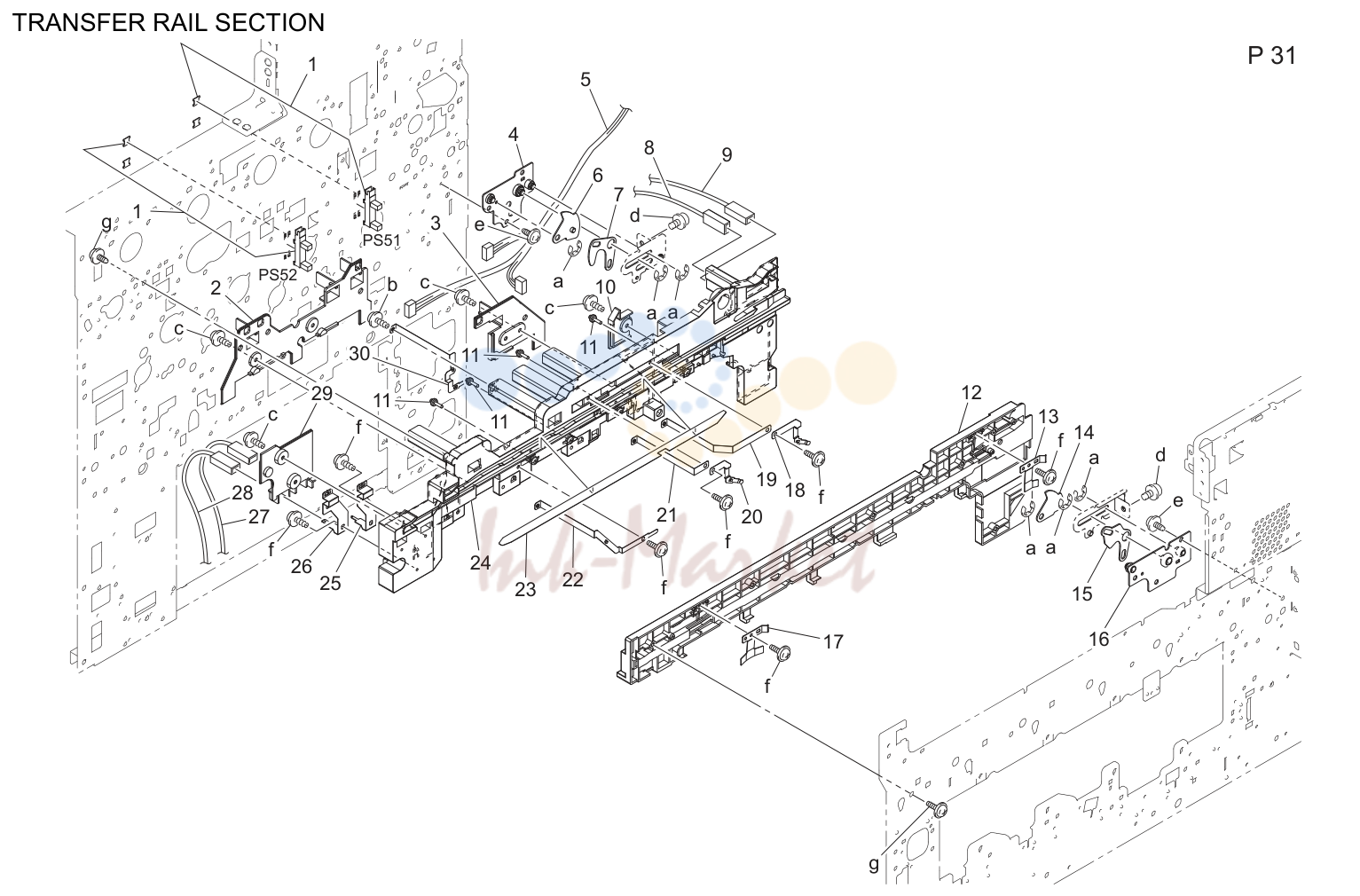Перенос rail секция (P31)