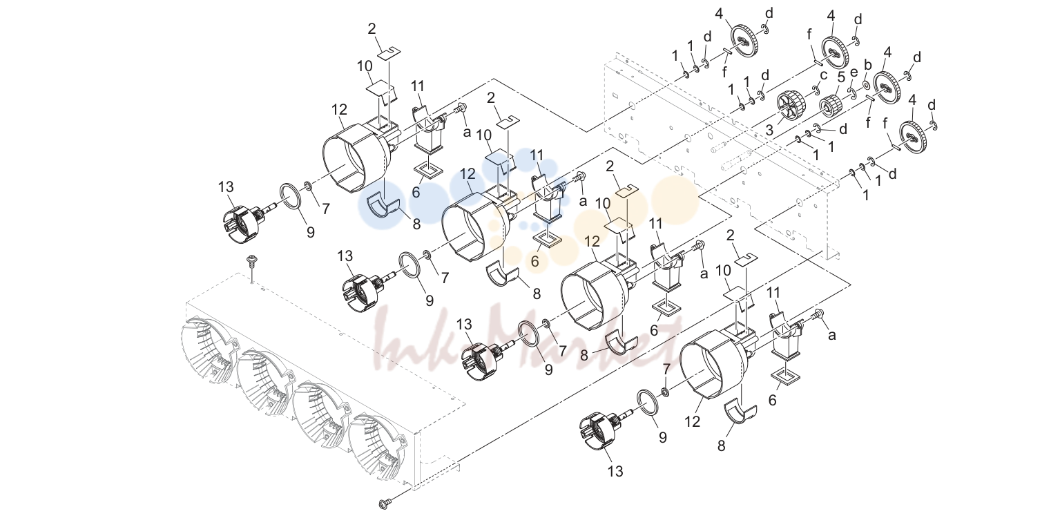 Тонер supply секция (P26)