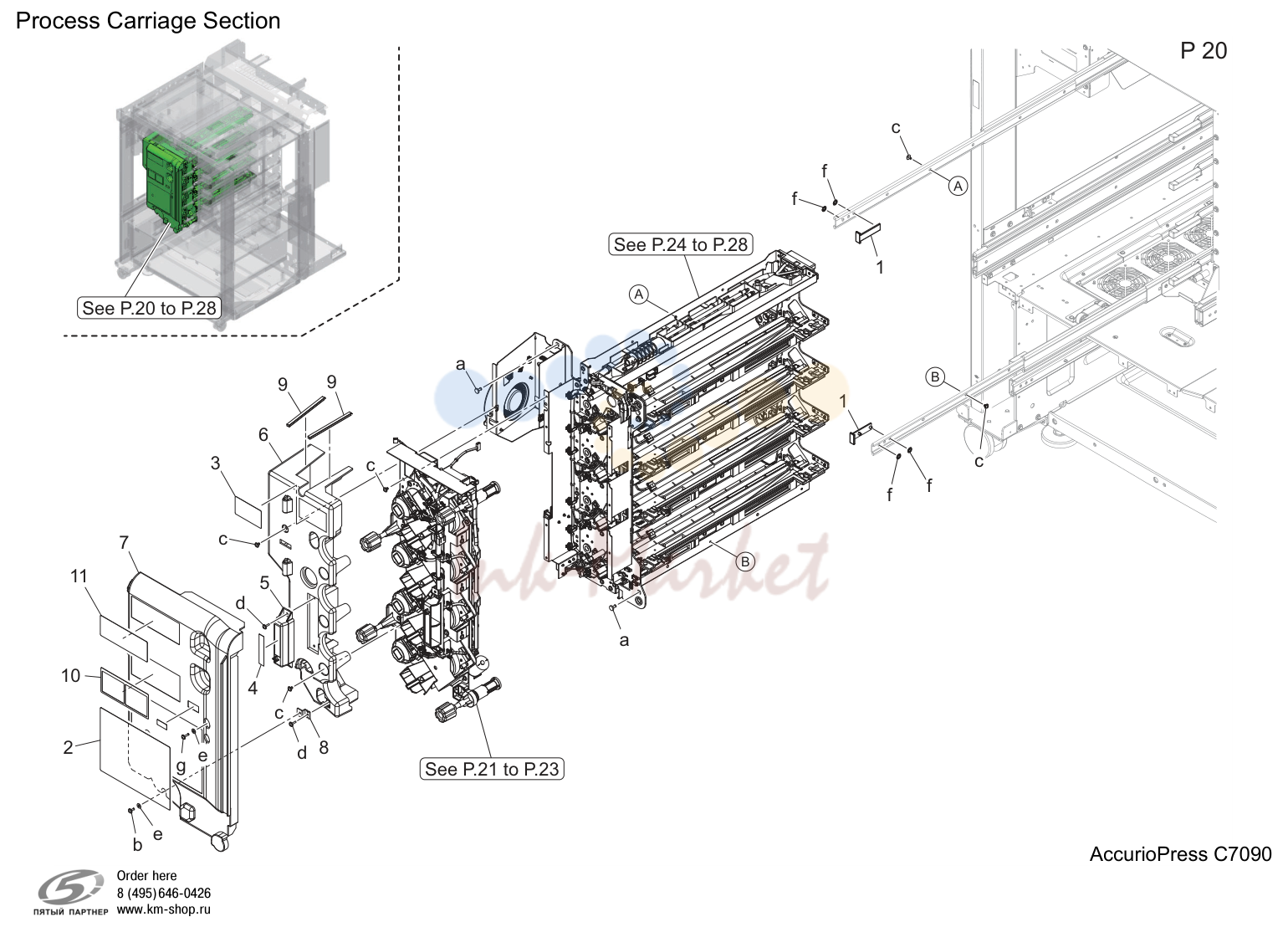 Process carriage секция (P20)