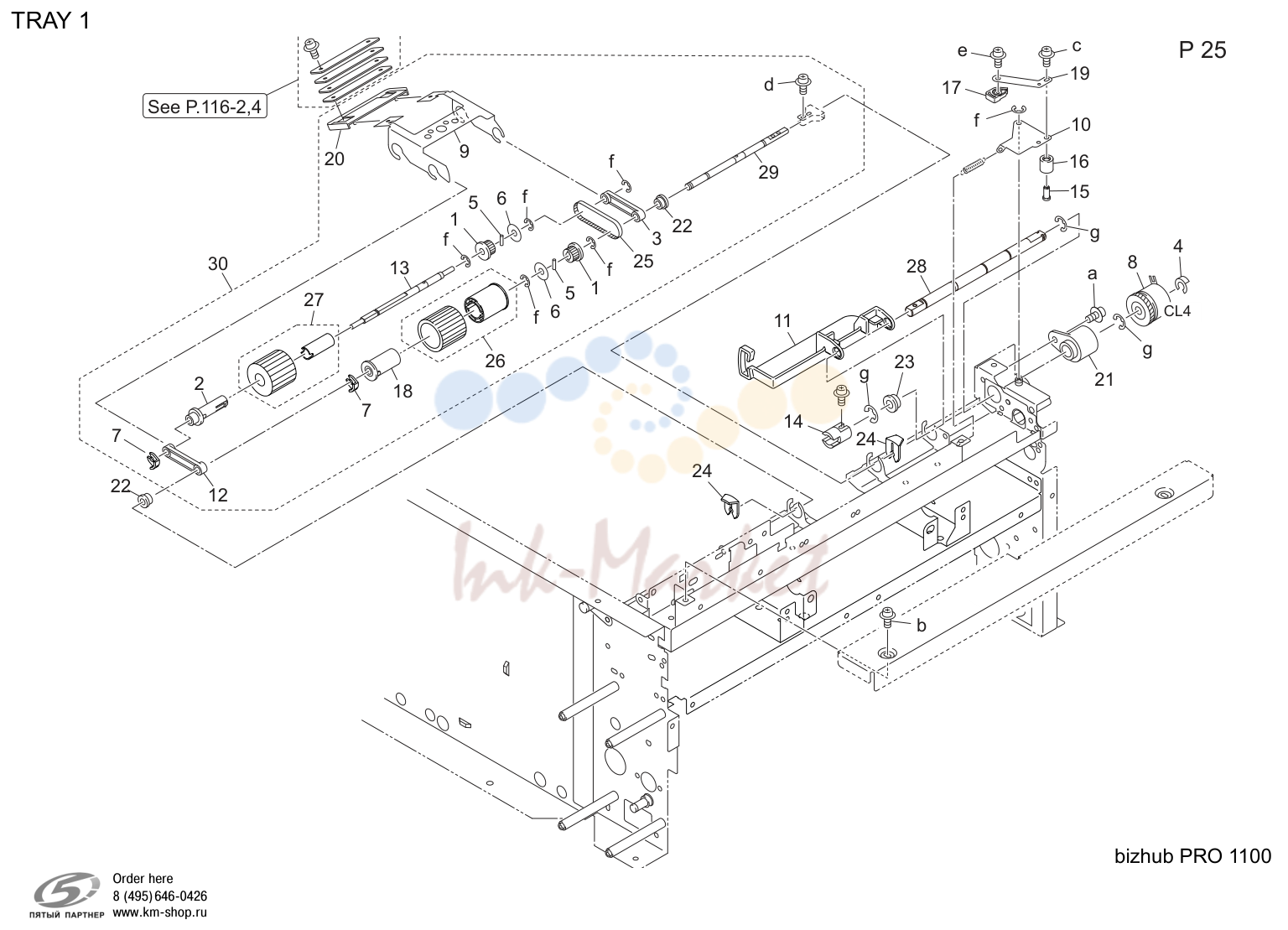 Tray 1 (P25)