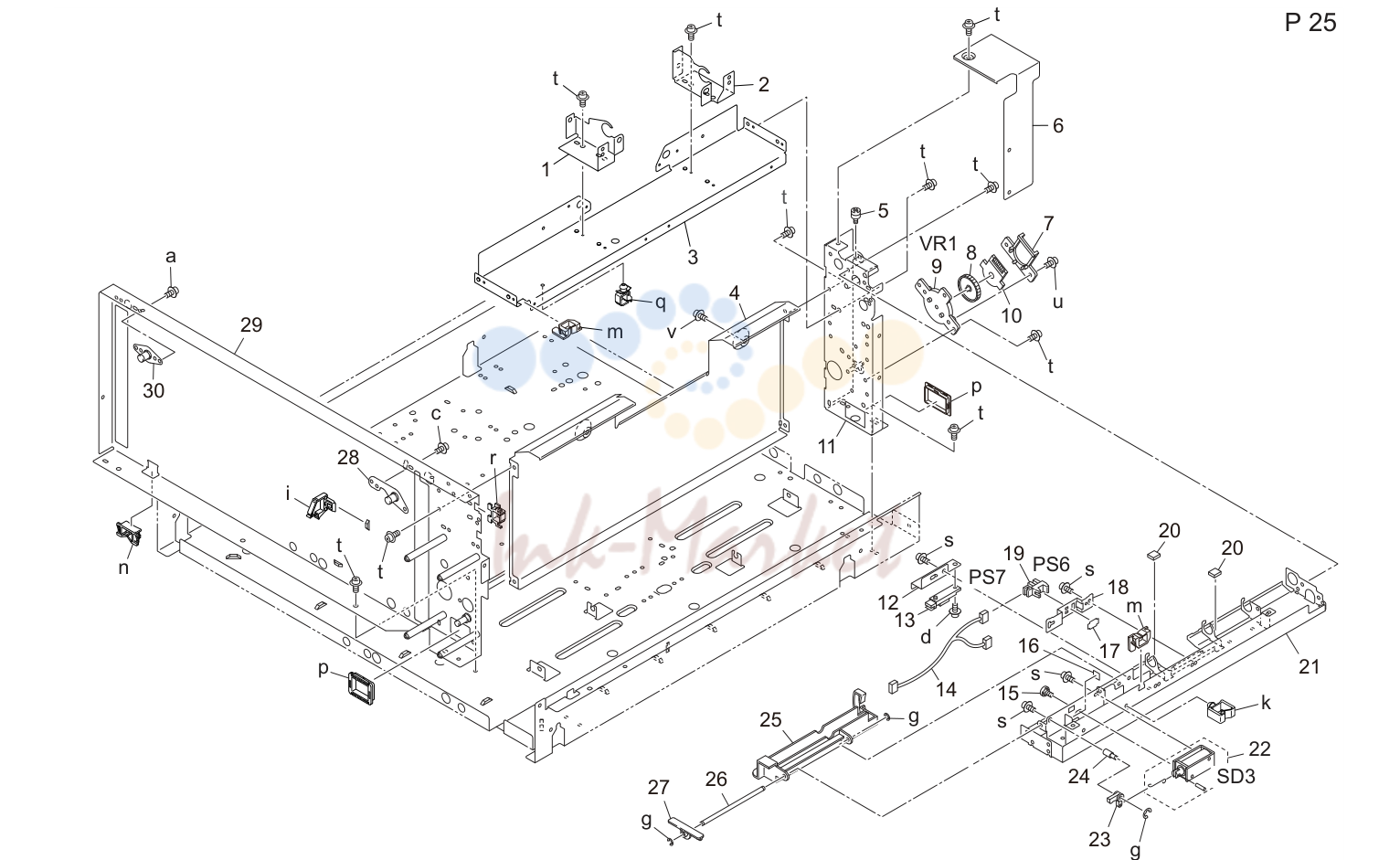 Tray 1 (P25)