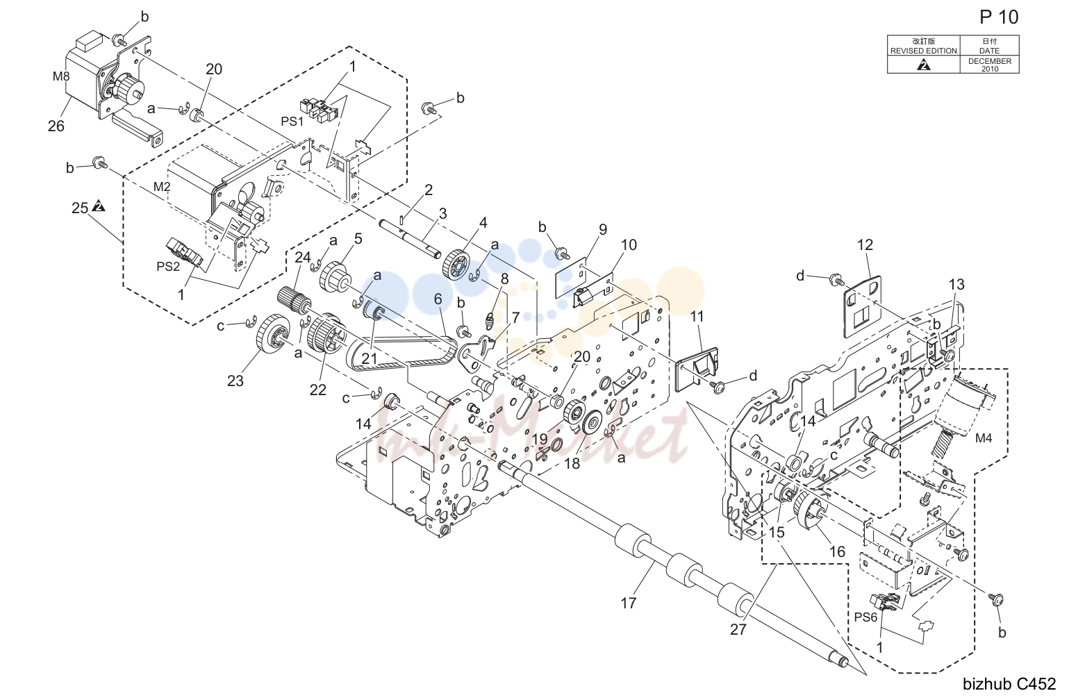 12. ADF DRIVE SECTION