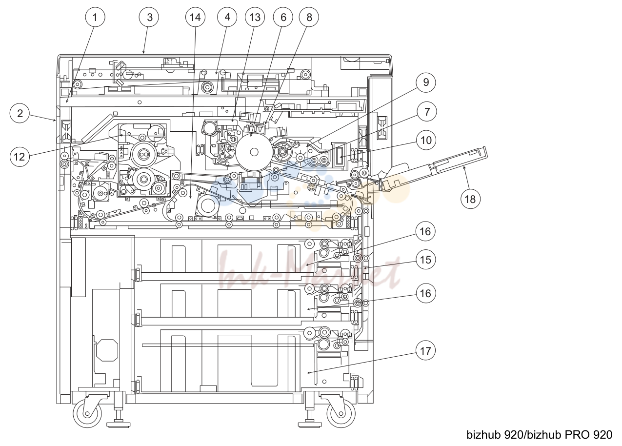 3. DIAGRAMS OF MAIN PARTS SECTION
