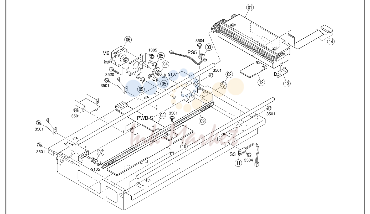 4. 3 OPTICAL SECTION PARTS MANUAL 5