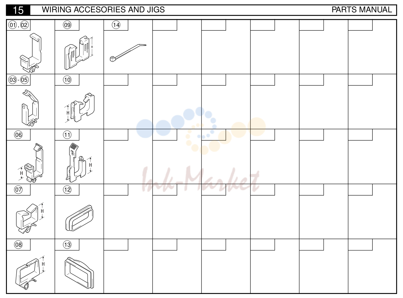 16. 15 WIRING ACCESORIES AND JIGS PARTS MANUAL 29