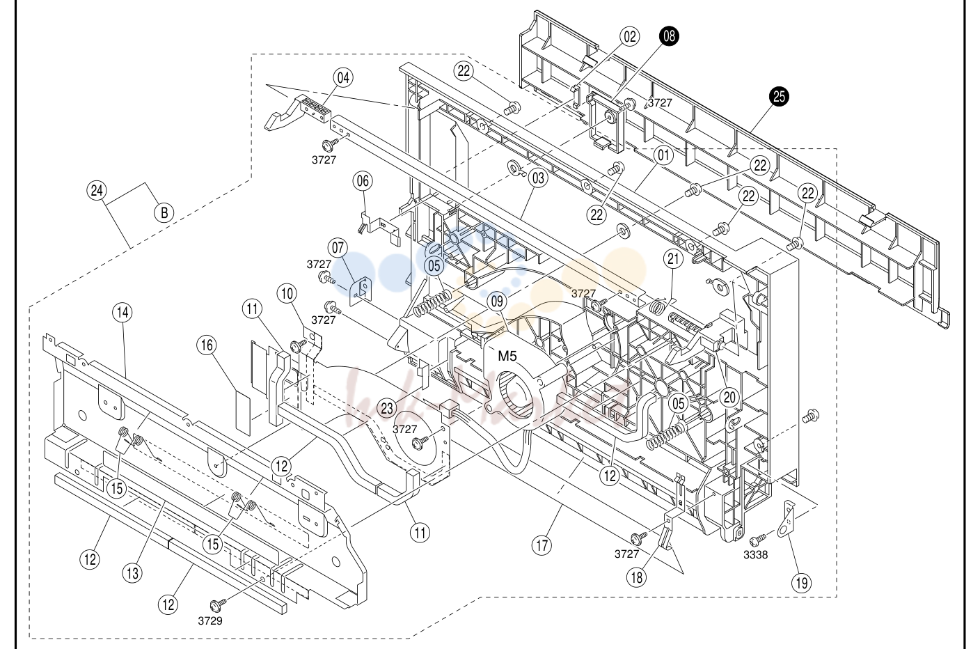 17. 16 PAPER TRANSPORT SECTION Di2510/Di2510f 31