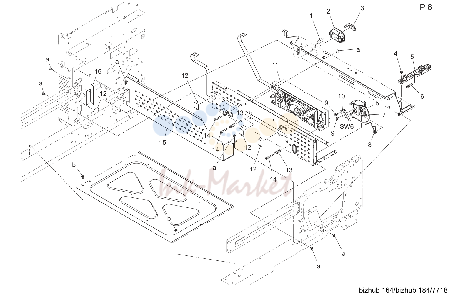 6. Print head секция (P6)
