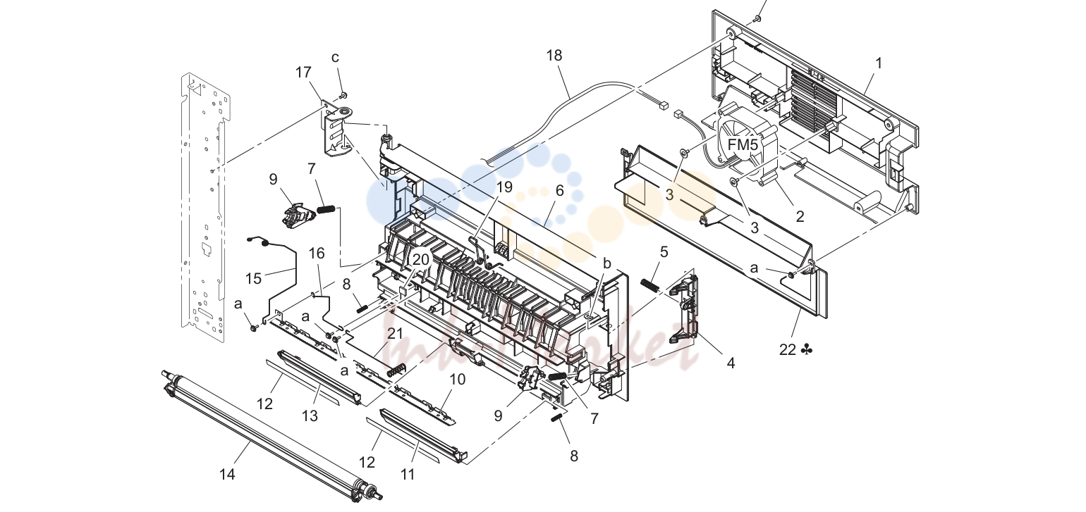 11. Paper transport секция (P11)