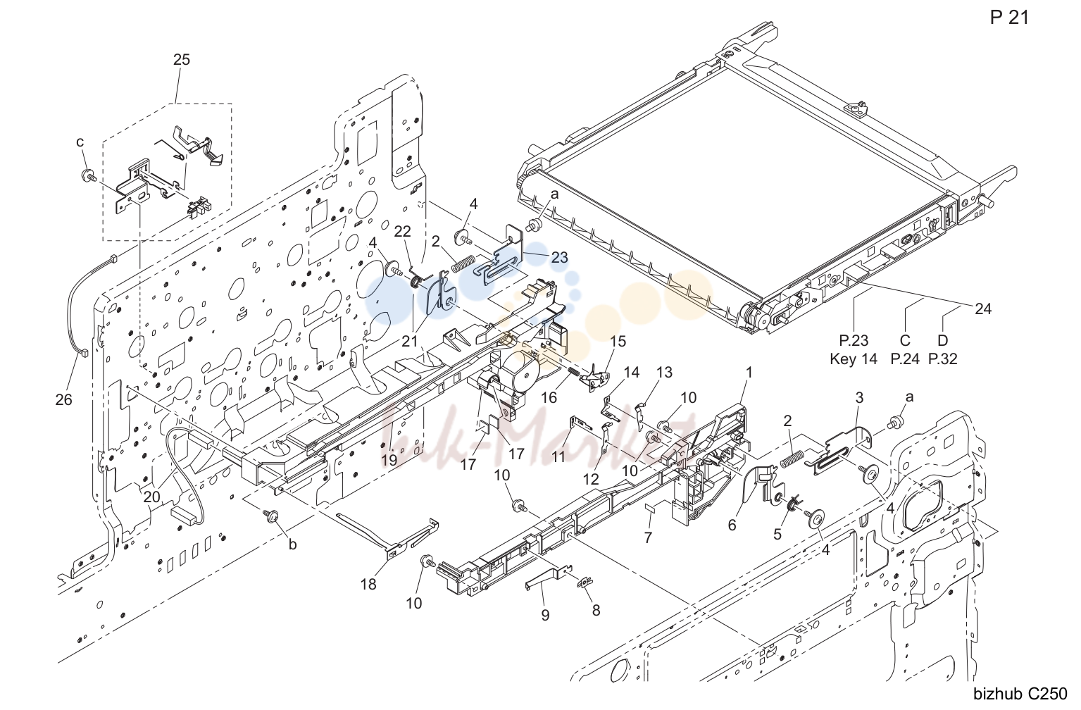 22. TRANSFER BELT SECTION