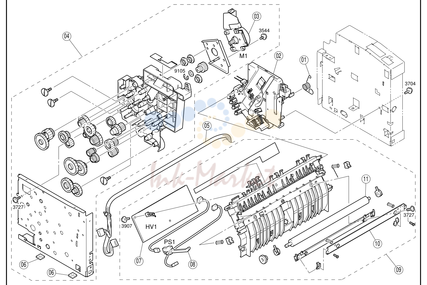 5. 5 DRIVE/TRANSFER UNIT PARTS MANUAL