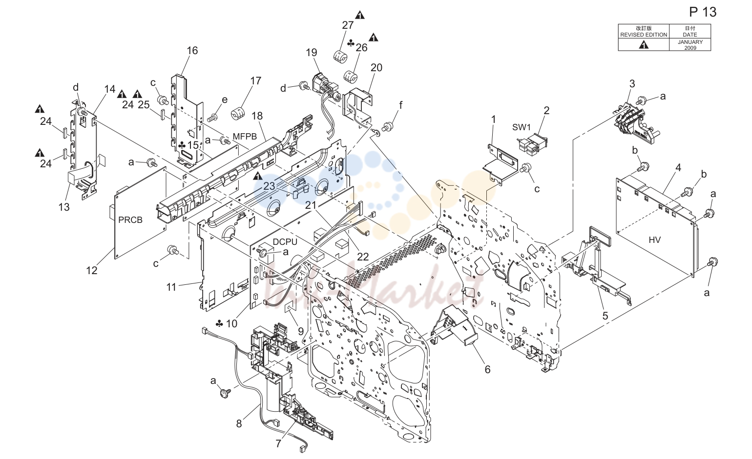 Electrical components (P13)