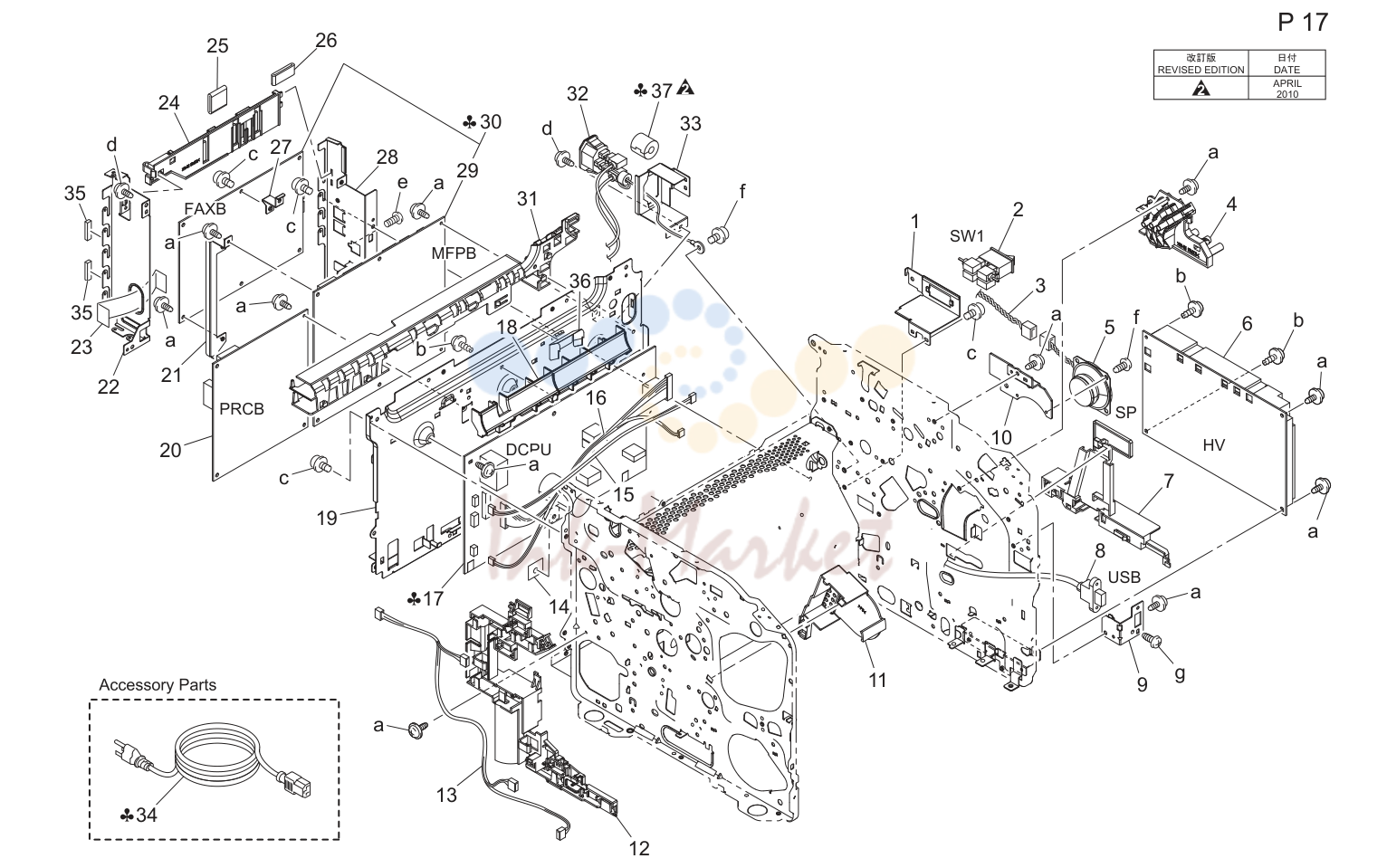 Electrical components (P17)