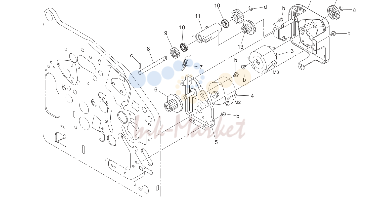 Rack drive секция (P10)