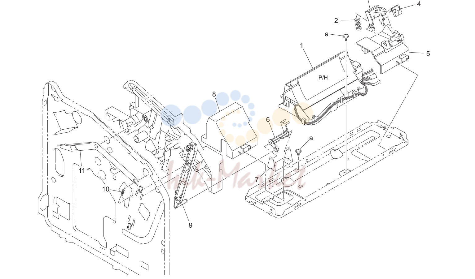 Print head секция (P11)