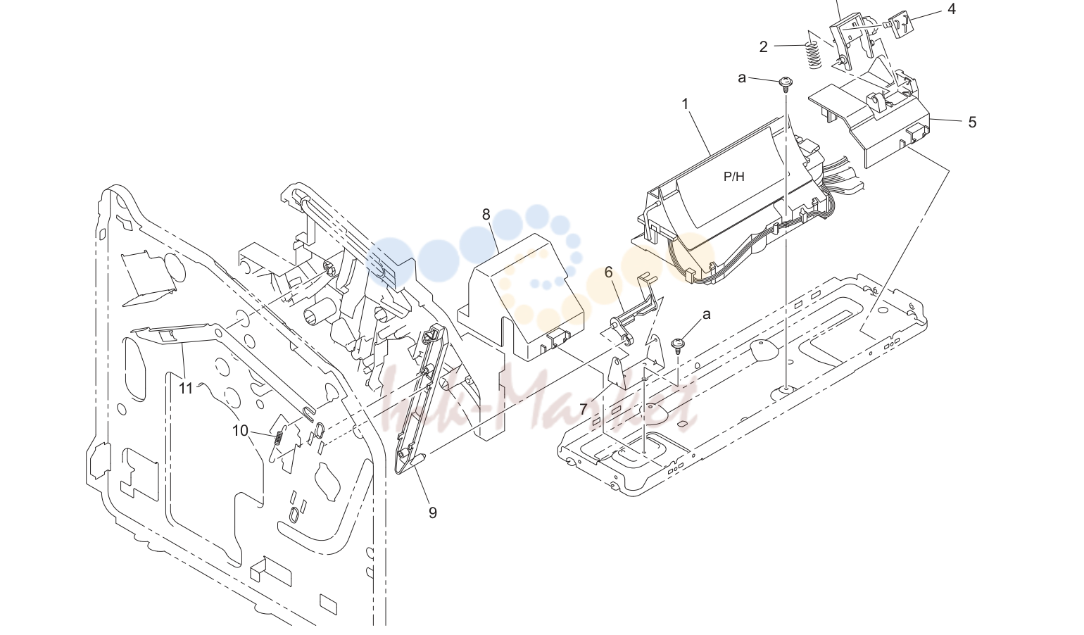 Print head секция (P11)