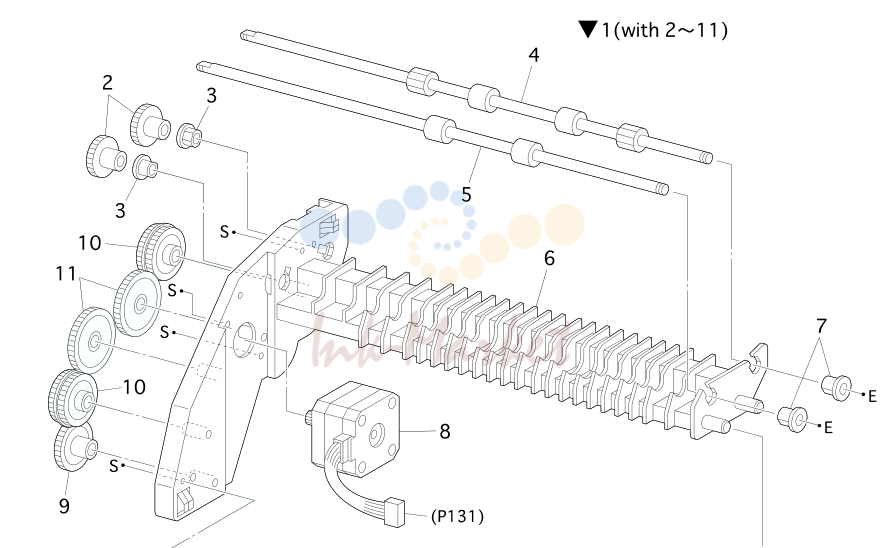 8. PL 7.1 Chute Assy Exit [Illustration]
