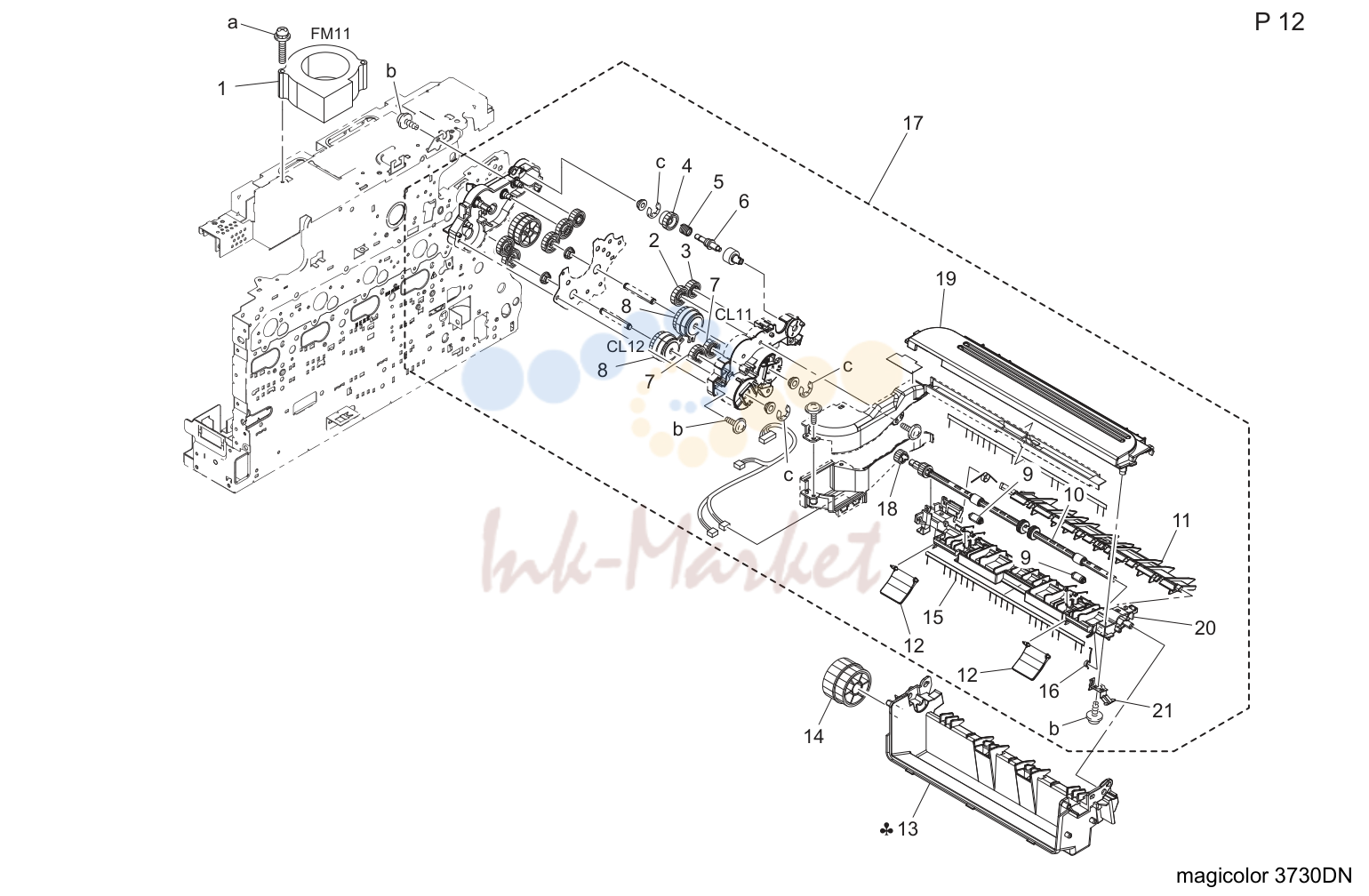 Dup reverse drive секция (P12)