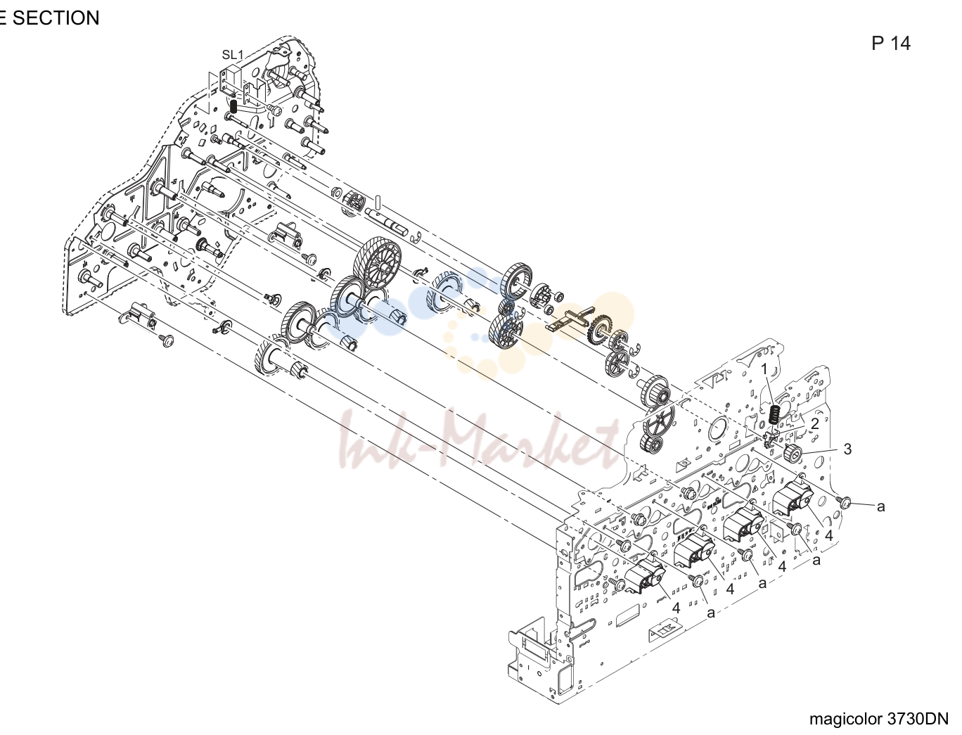 Main drive секция (P14)