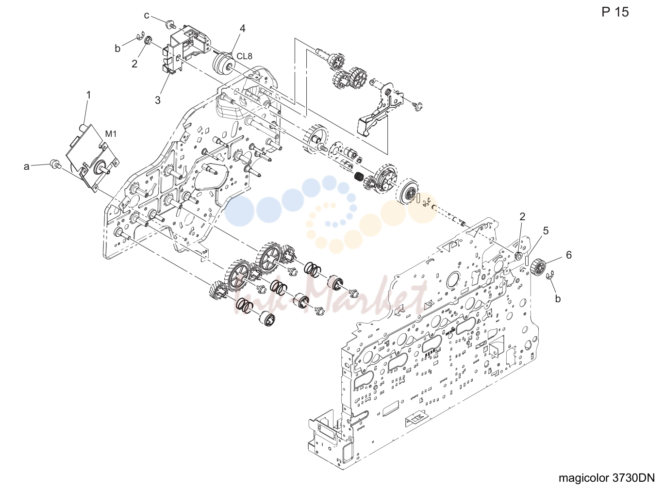 Main drive секция (P15)