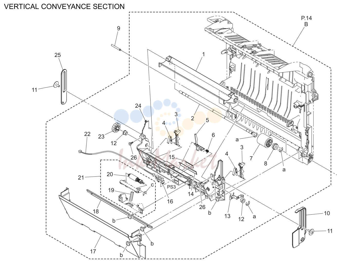 Vertical conveyance секция (P15)