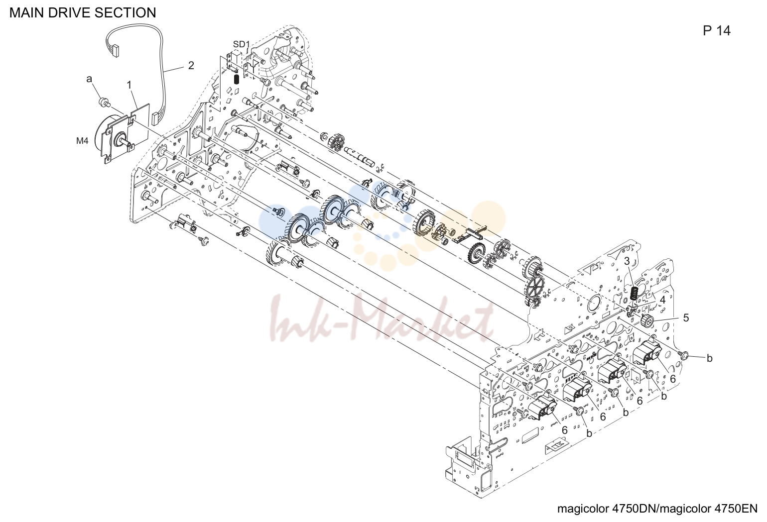 Main drive секция (P14)