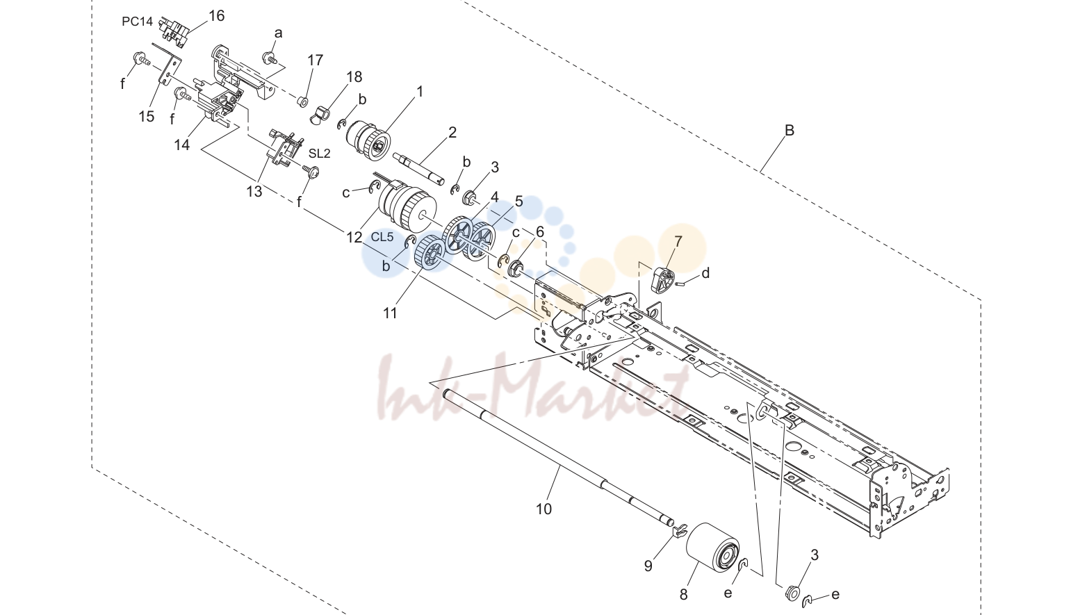Manual feed секция (P7)
