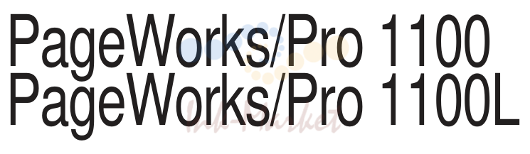 1. PageWorks/Pro 1100