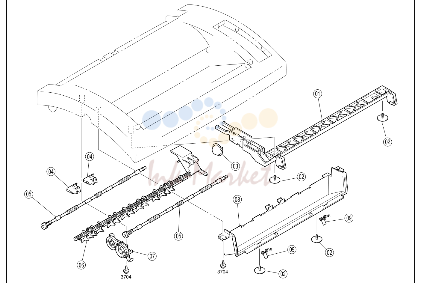 2. 2 PAPER EXIT SECTION PARTS MANUAL