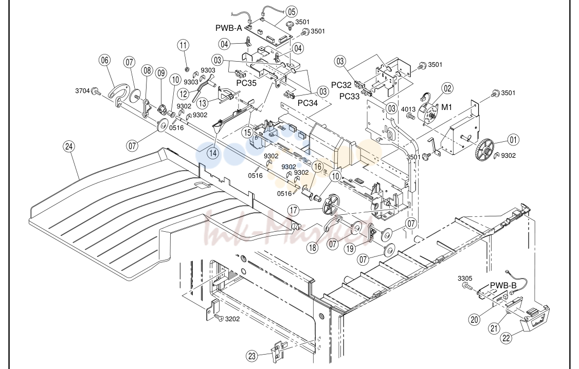 19. 18 JOB TRAY (OPTION) JS-202 35