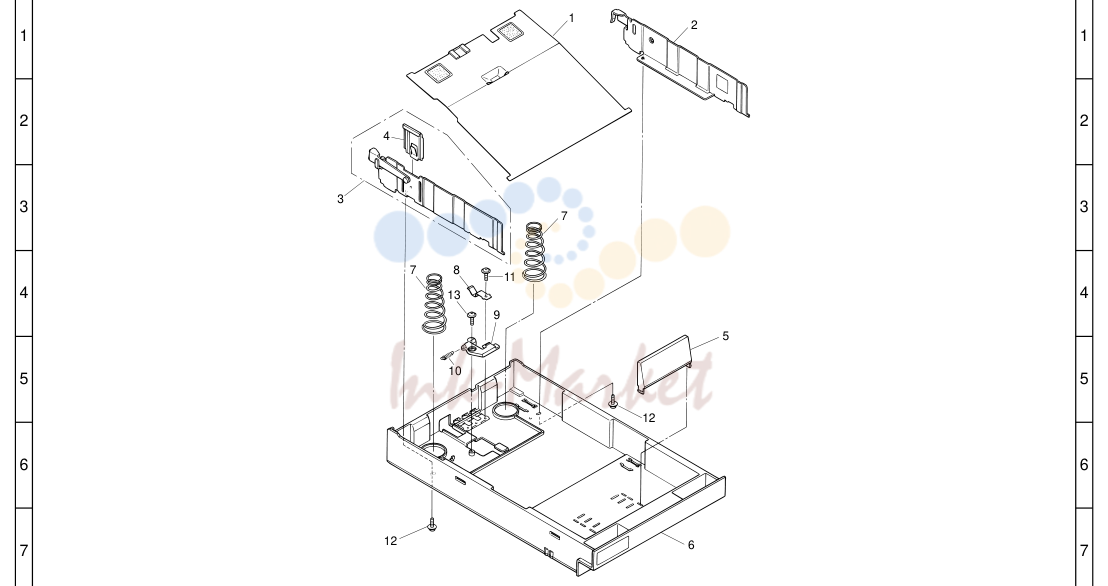 16. MEDIA TRAY 5CA