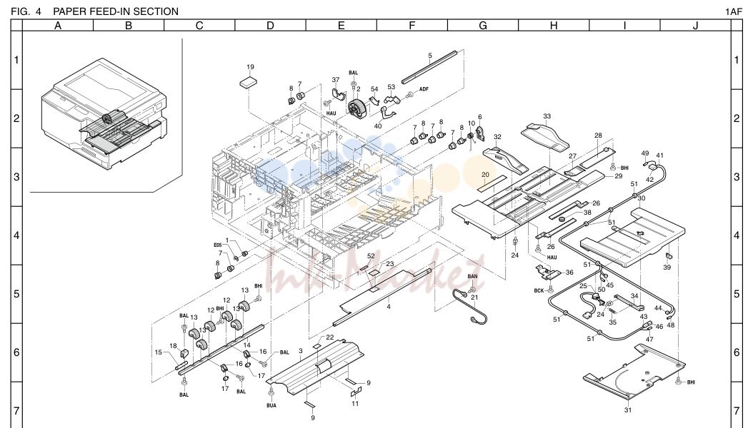 4. PAPER FEED-IN SECTION 1AF