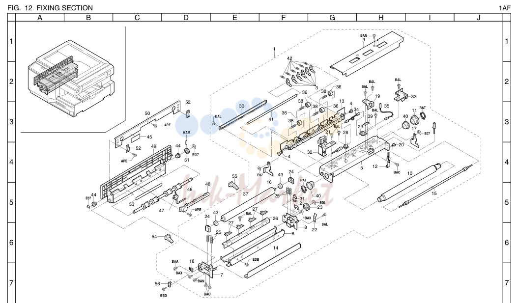 12. FIXING SECTION 1AF