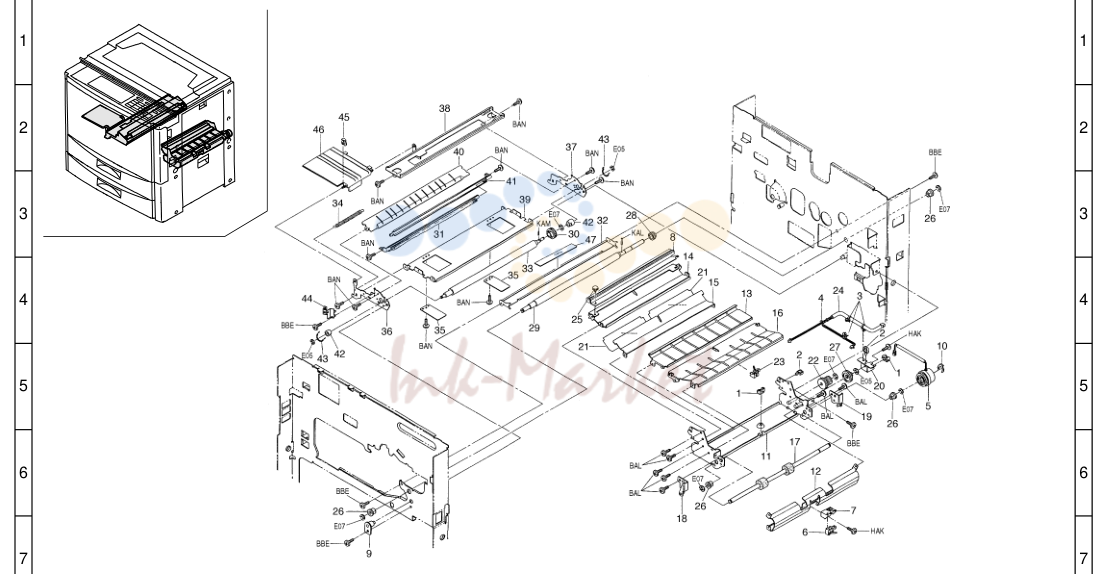 4. PAPER FEED-IN SECTION I 1AH