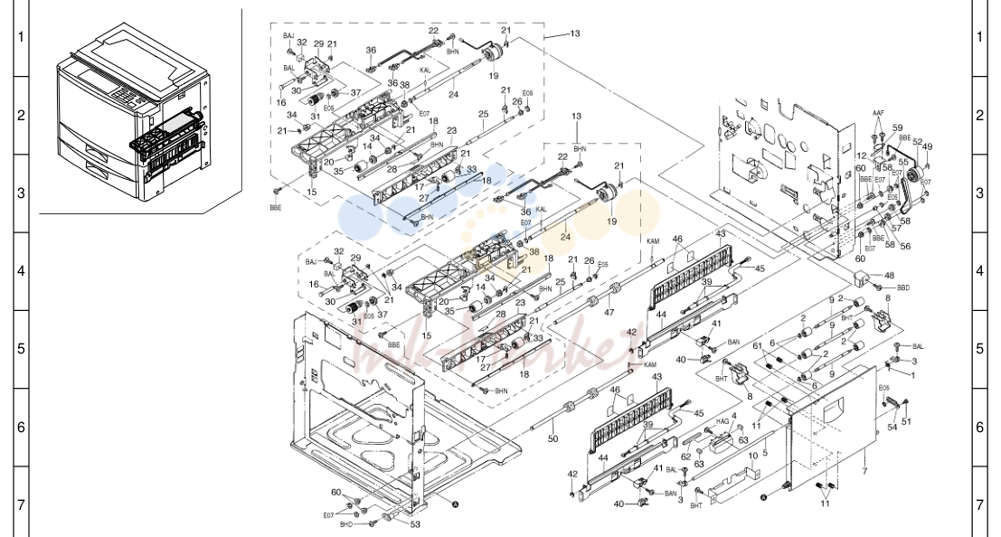 6. PAPER FEED-IN SECTION III 1AH