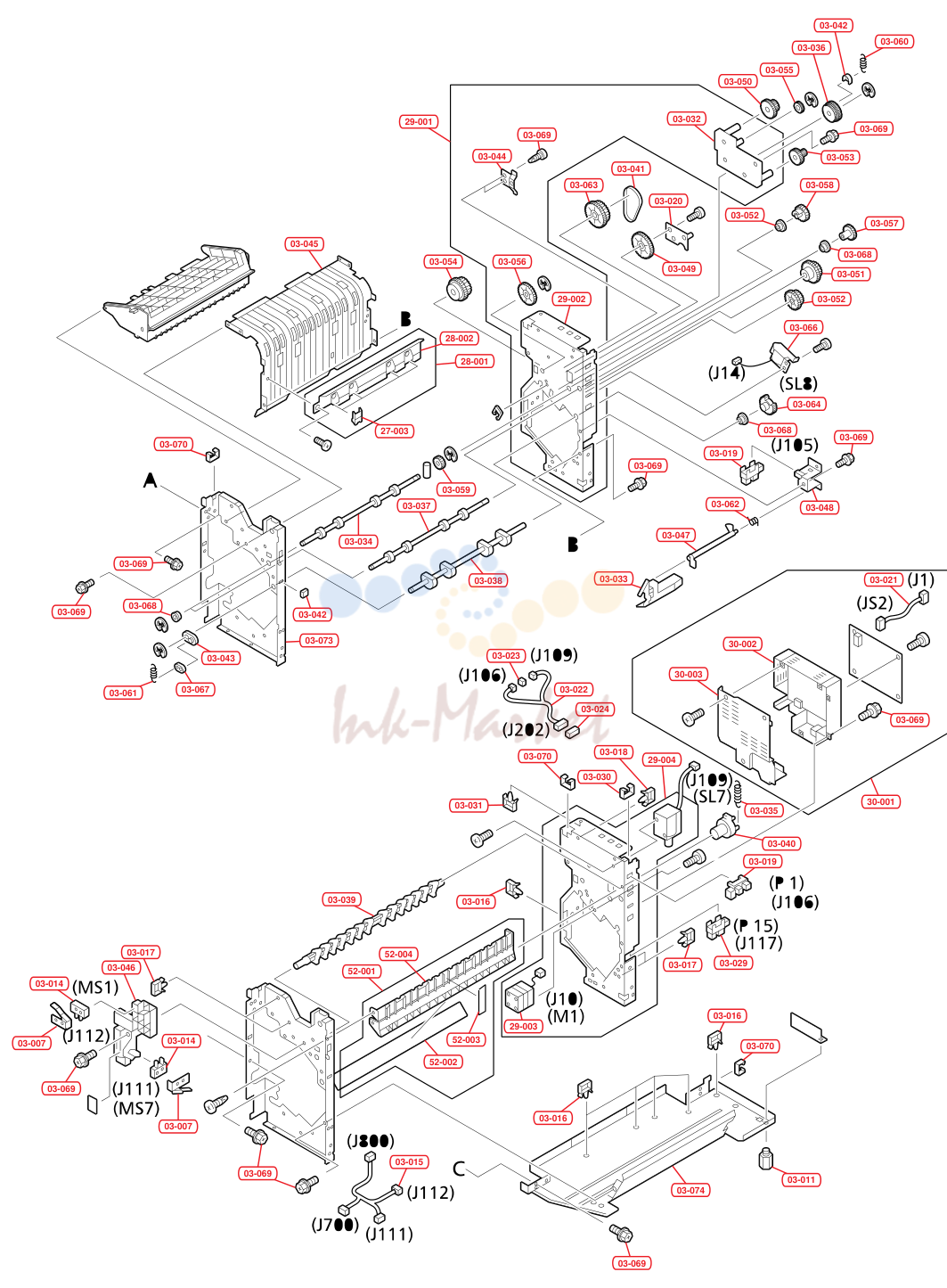 6. b - Stapler Tray Main Body #2