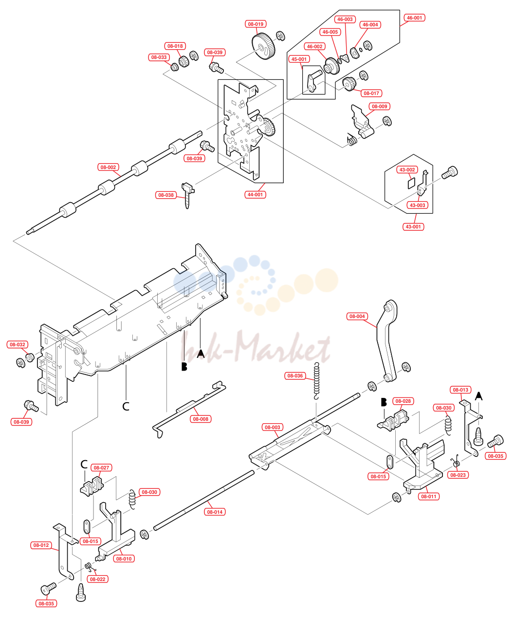 11. a - Stapler Tray Assembly #1