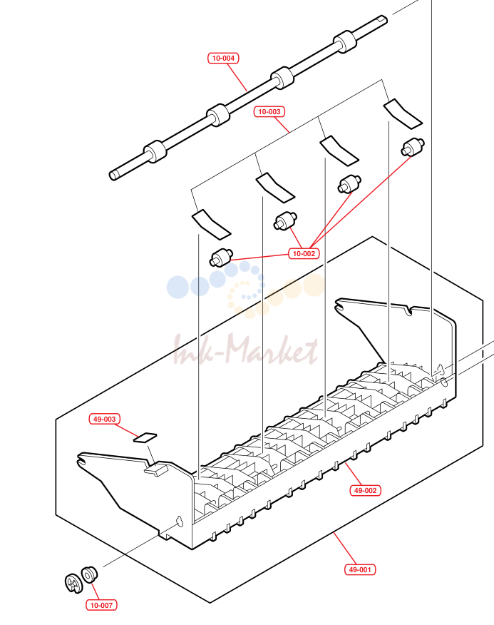 14. Center Guide Assembly