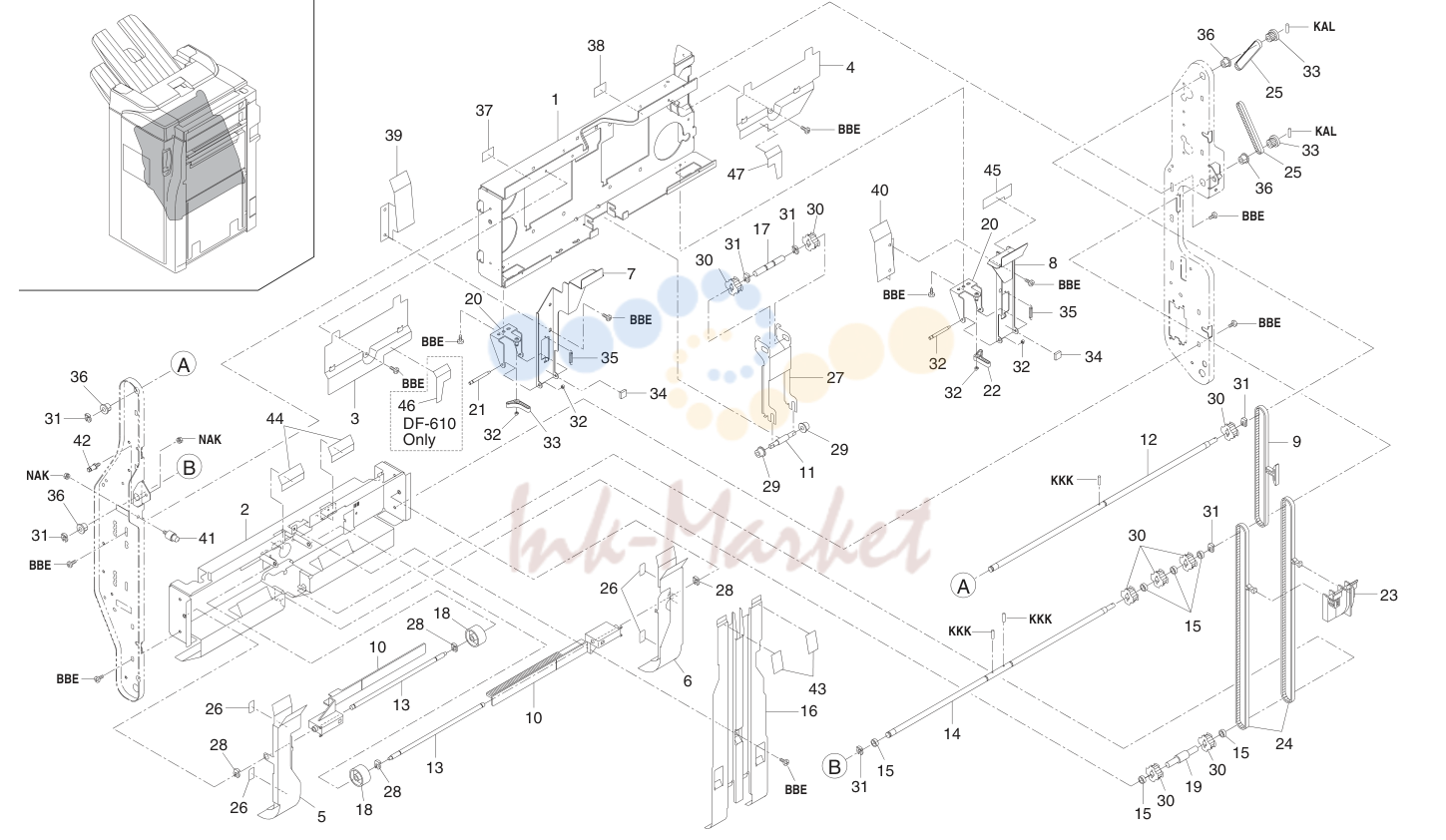 10. MIDDLE TRAY SECTION III