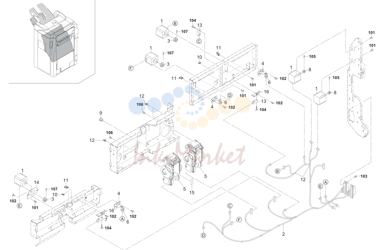 6. Middle Tray 1 3ML