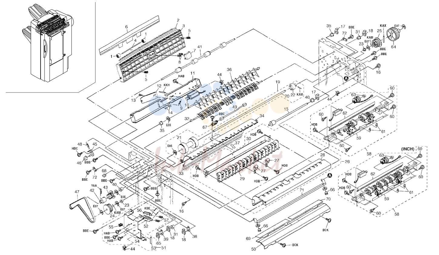 4. PAPER CONVEYING SECTION I 3CG
