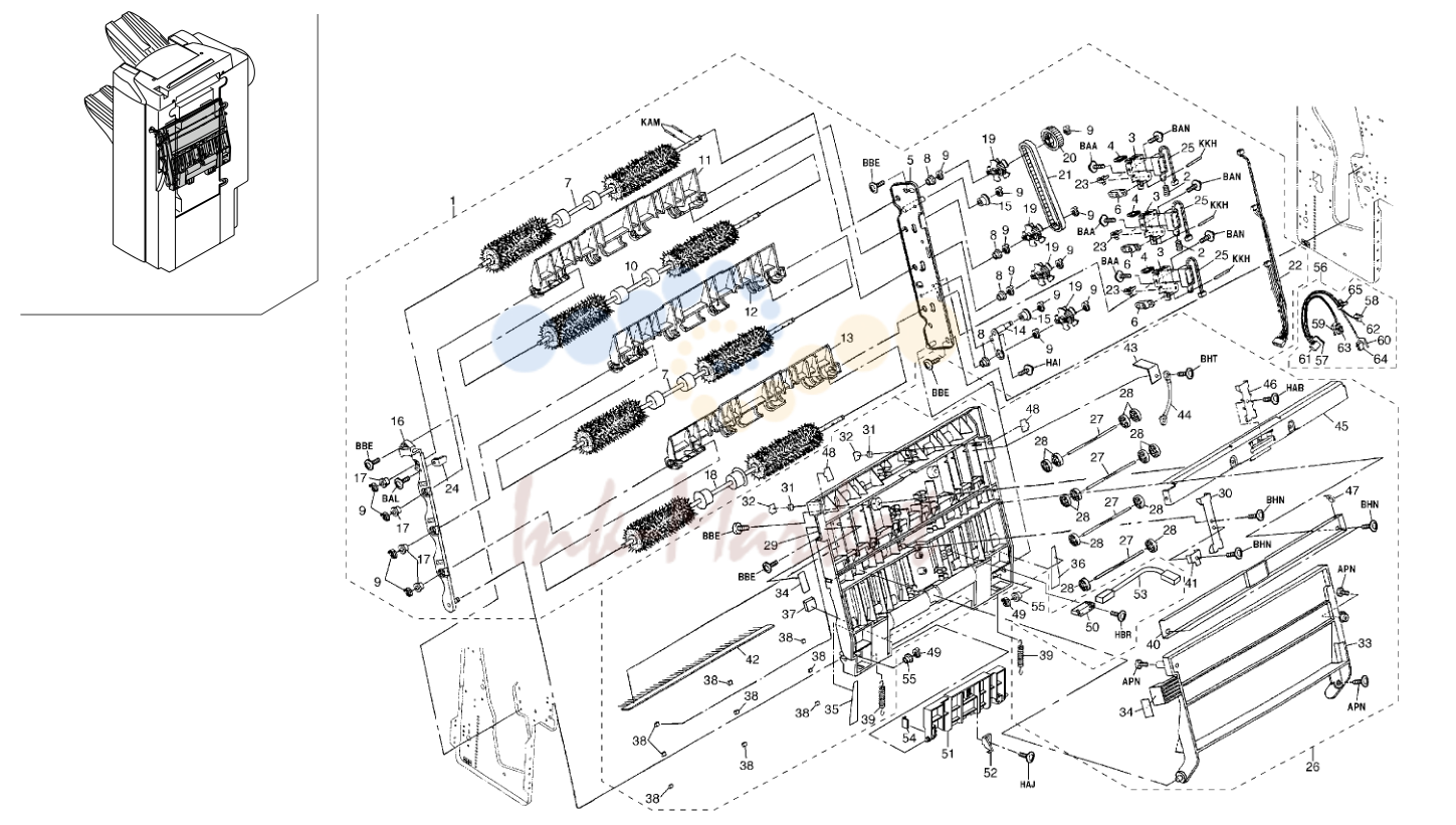 6. PAPER CONVEYING SECTION II (Metric) 3CG