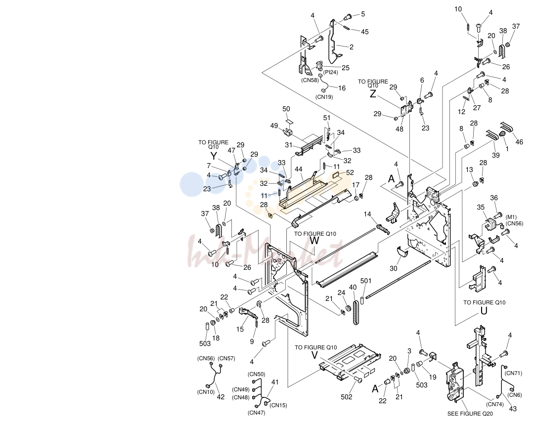 2. FIG. Q11 INTERNAL COMPONENTS 1 5FG