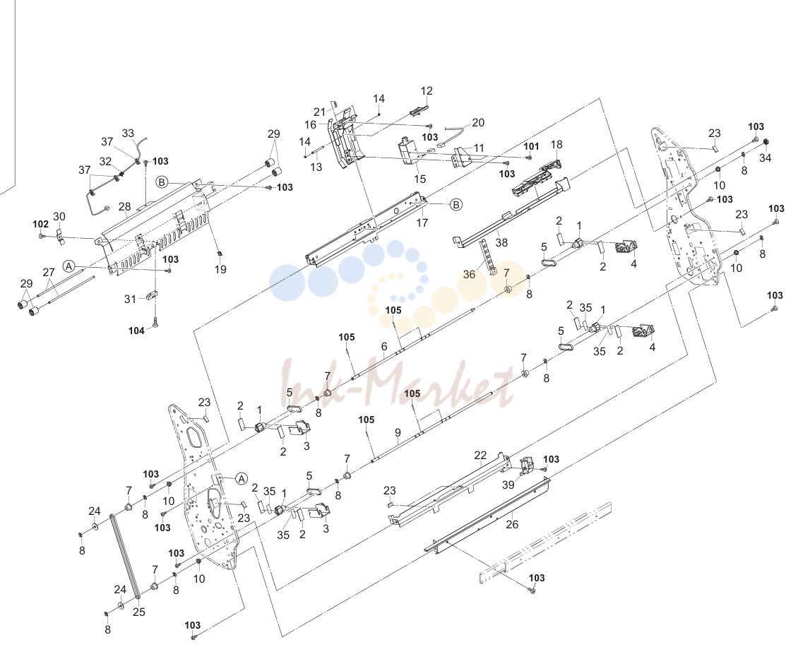 8. Middle Tray 3 3LT