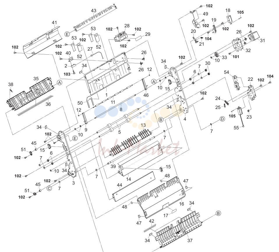 10. Middle Tray 5 3LT-1