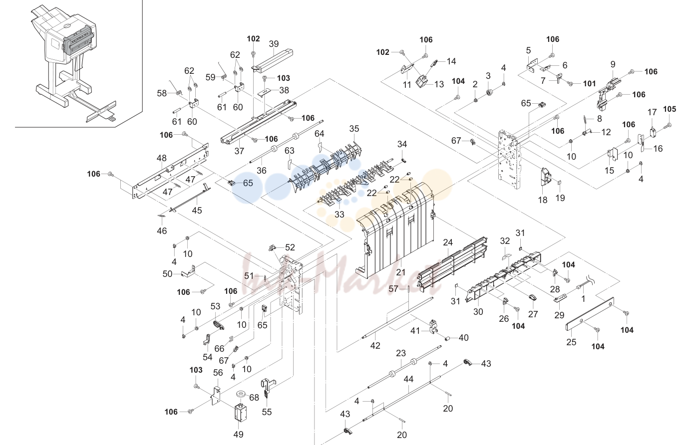 4. Paper Feed Section 1 5JA