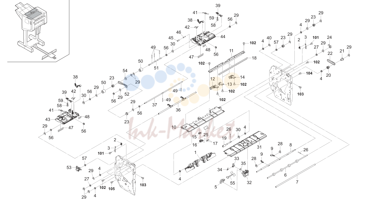 6. Paper Feed Section 3 5JA