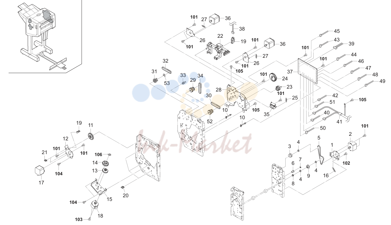 8. Drive Section & Electrical Components 5JA